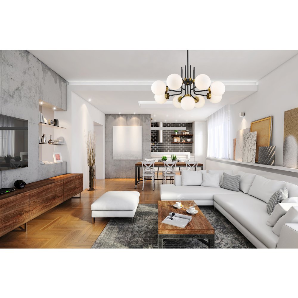 Z-Lite 9 Light Chandelier. Picture 7