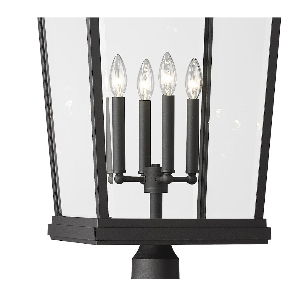 Z-Lite 4 Light Outdoor Post Mounted Fixture. Picture 4