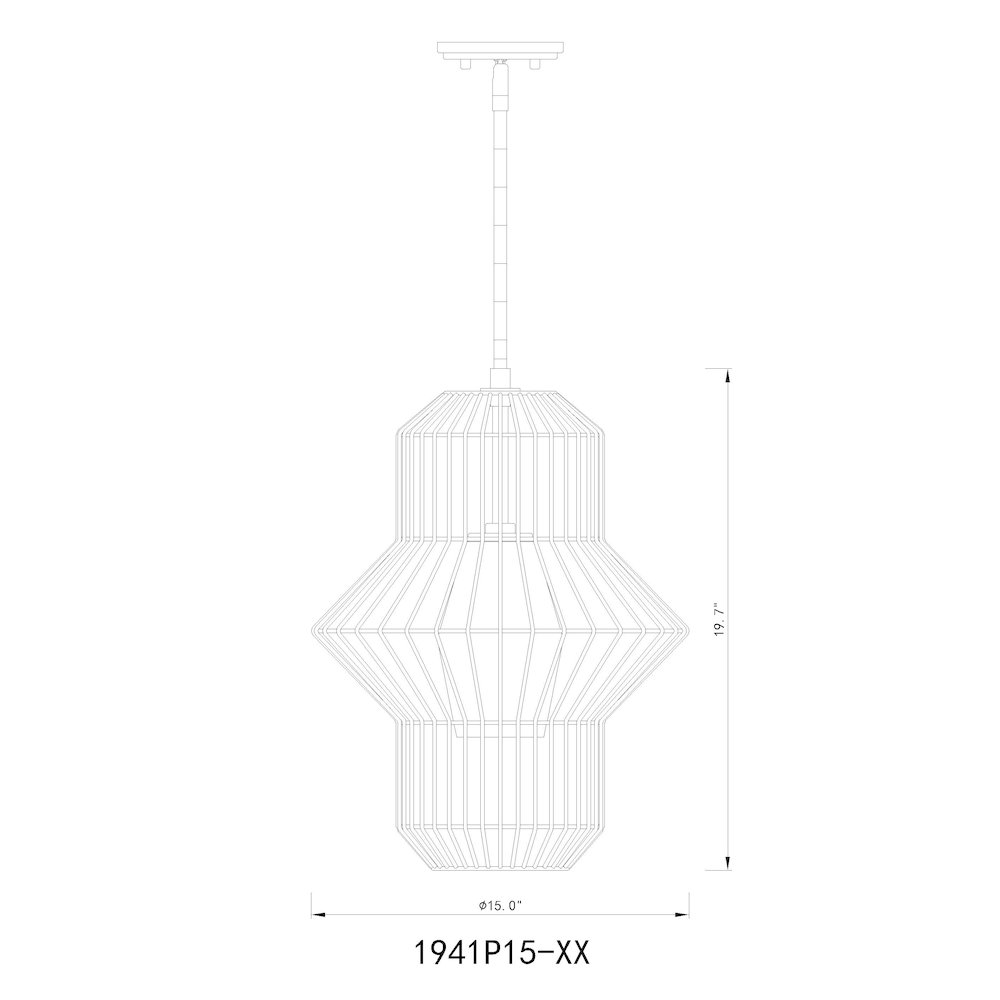 Z-Lite 1 Light Pendant. Picture 8