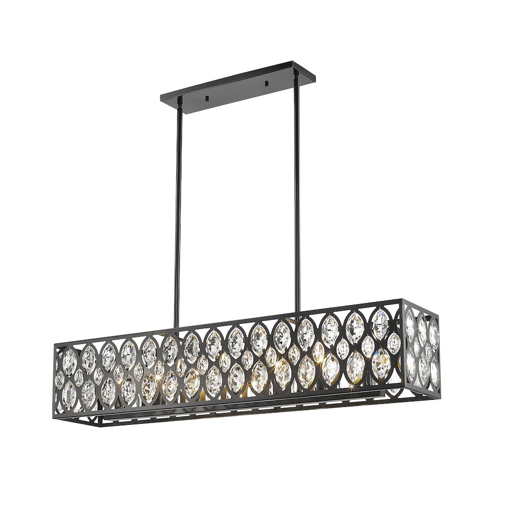 Z-Lite 7 Light Linear Chandelier. Picture 2