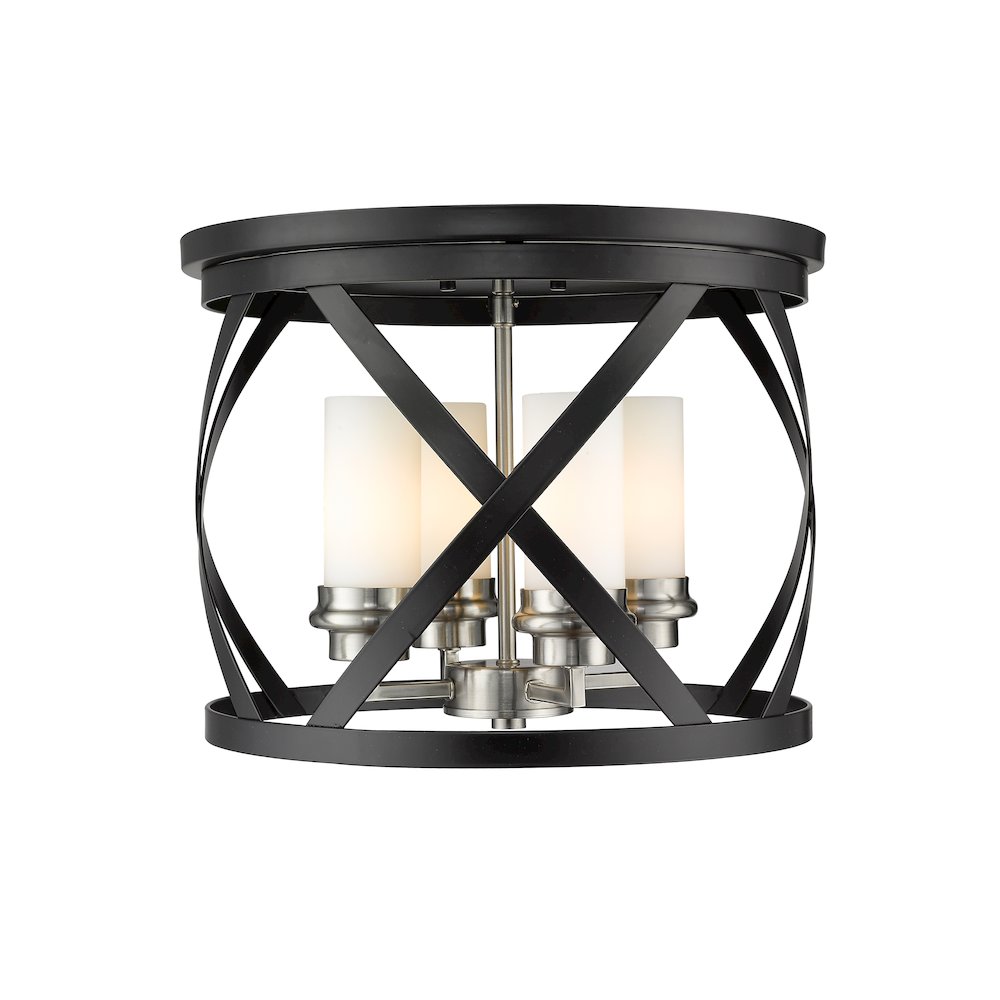 Z-Lite 4 Light Flush Mount. Picture 1