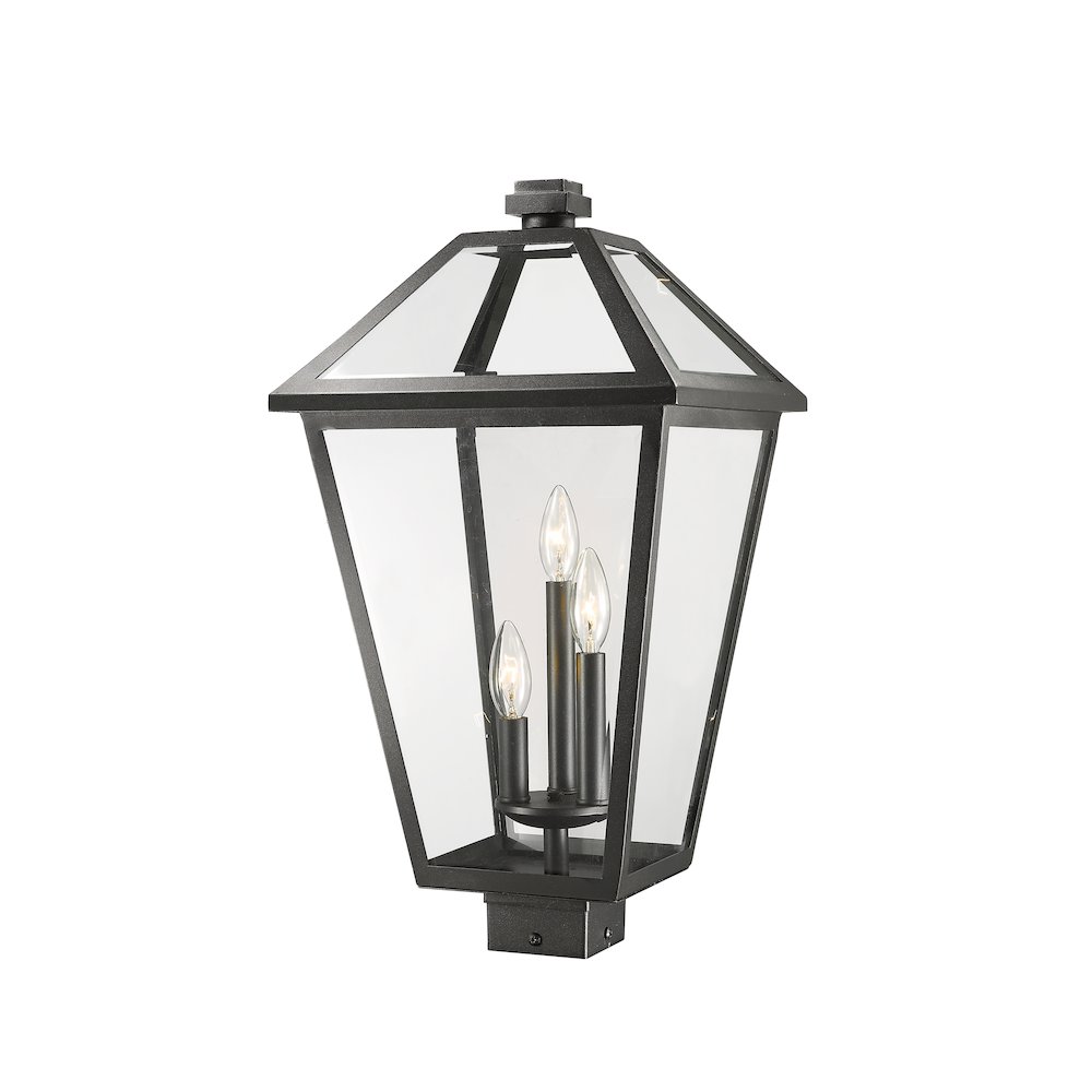 Z-Lite 3 Light Outdoor Post Mount Fixture. Picture 1