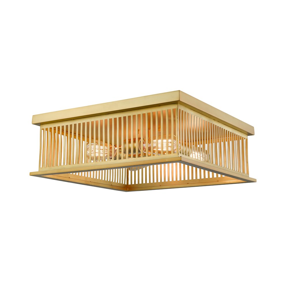 Z-Lite 4 Light Flush Mount. Picture 1