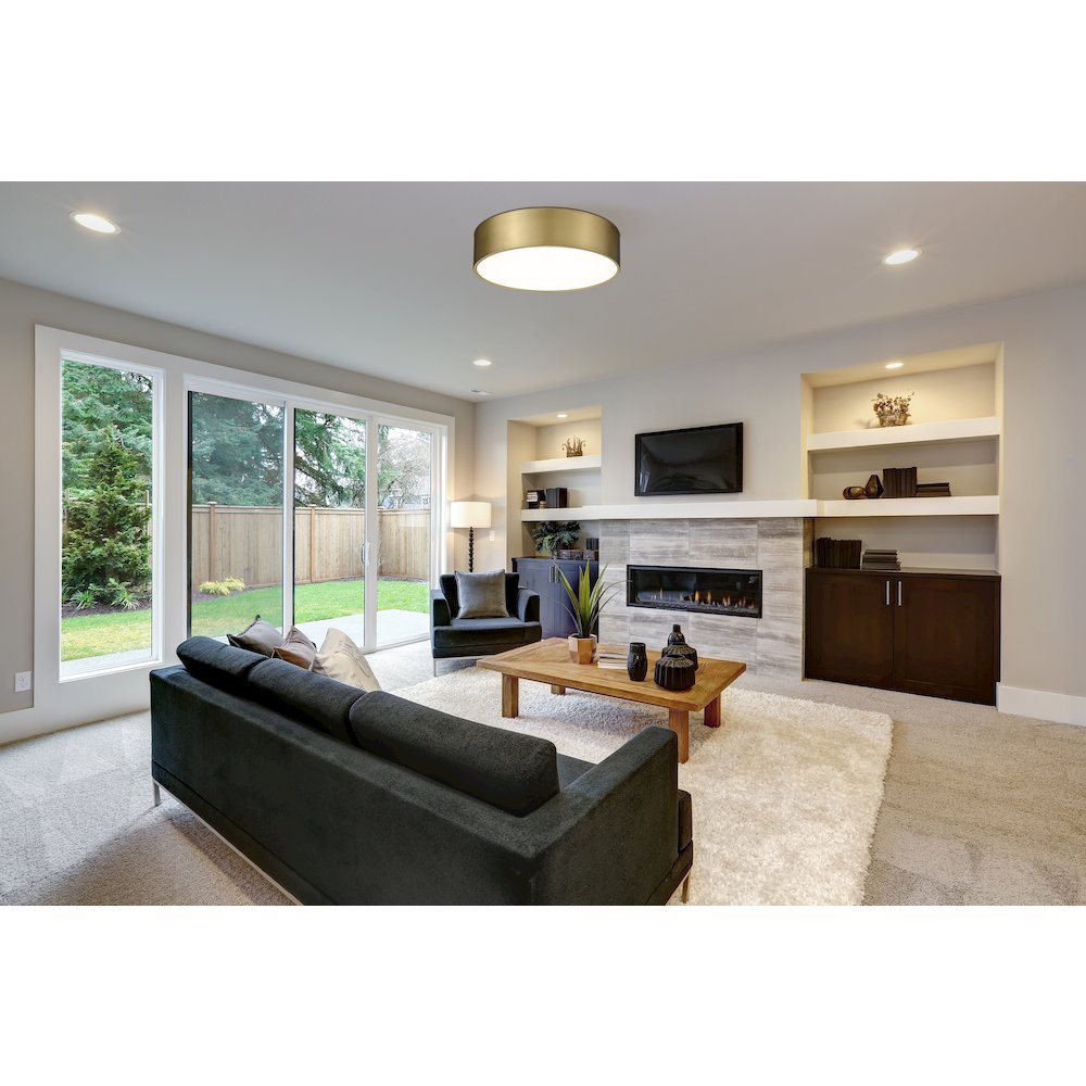 Z-Lite 4 Light Flush Mount. Picture 7