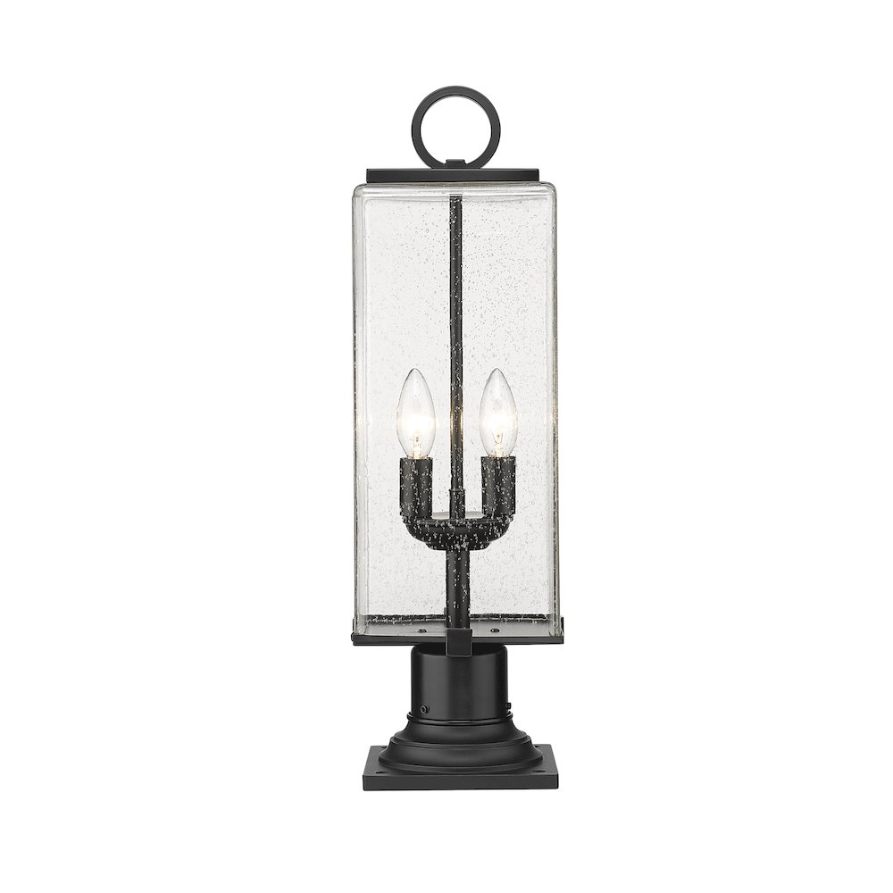 Z-Lite 2 Light Outdoor Pier Mounted Fixture. Picture 3