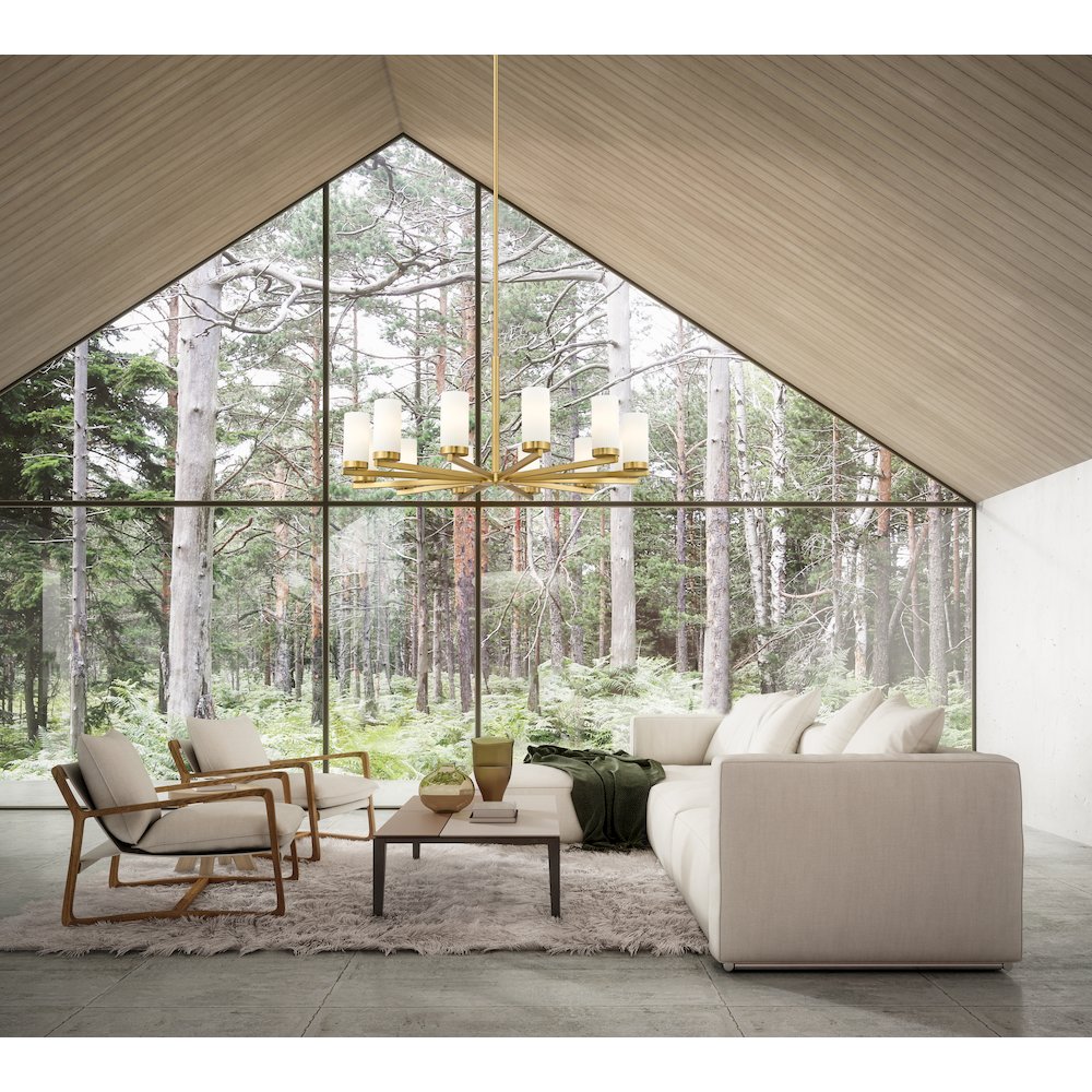 Z-Lite 12 Light Chandelier. Picture 6