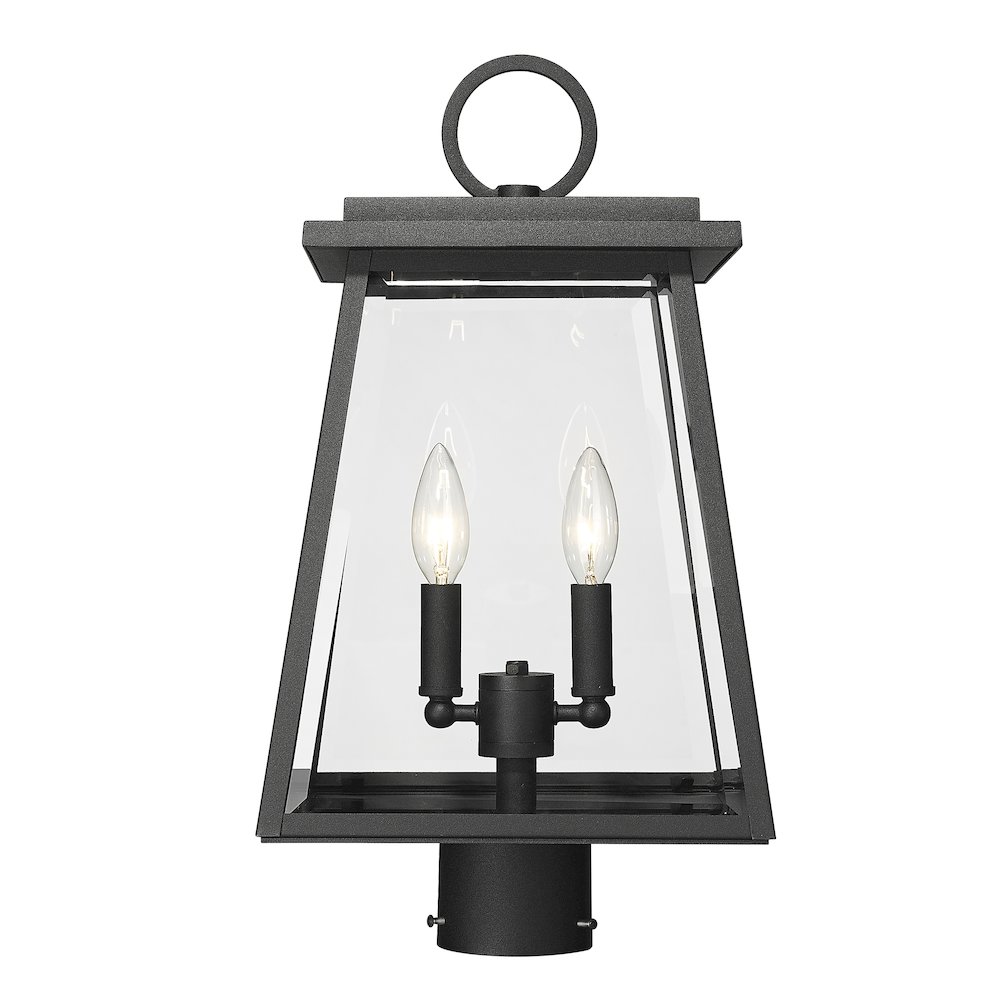Z-Lite 2 Light Outdoor Post Mount Fixture. Picture 2
