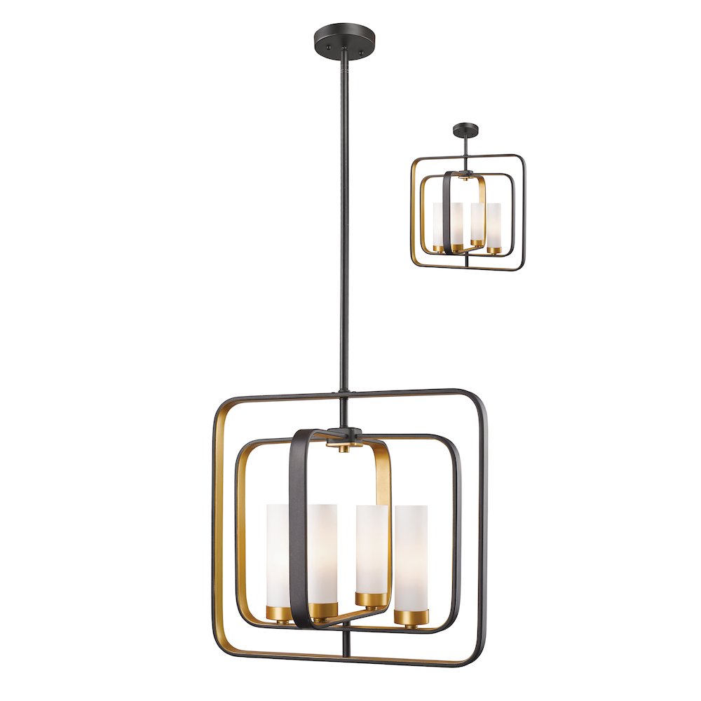 Z-Lite 4 Light Pendant. Picture 1