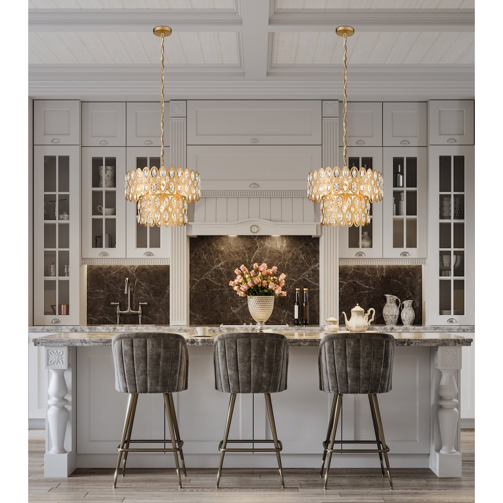 Z-Lite 5 Light Pendant. Picture 7