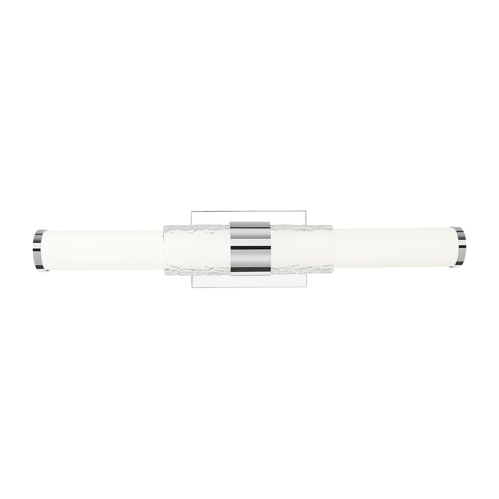 Z-Lite Egon 1 Light Vanity in Chrome color, Steel frame. Picture 3