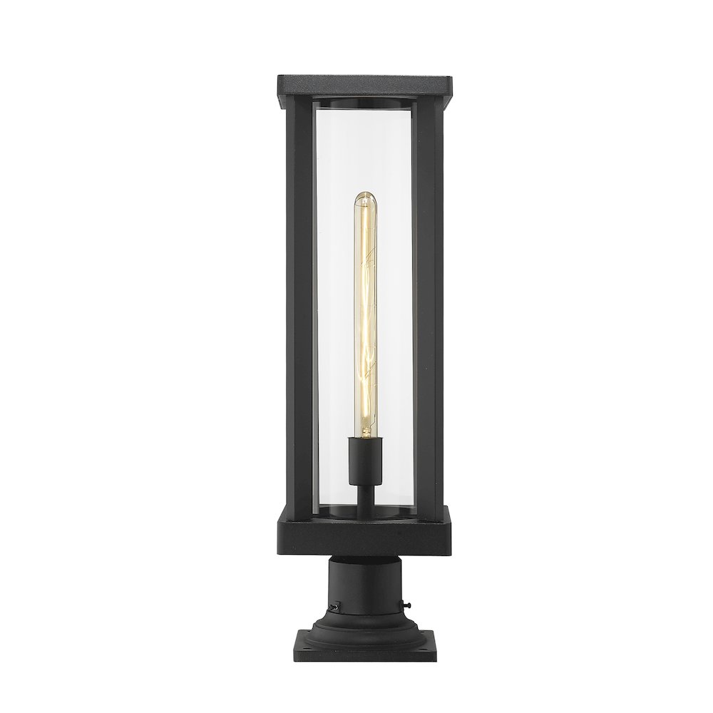 Z-Lite 1 Light Outdoor Pier Mounted Fixture. Picture 2
