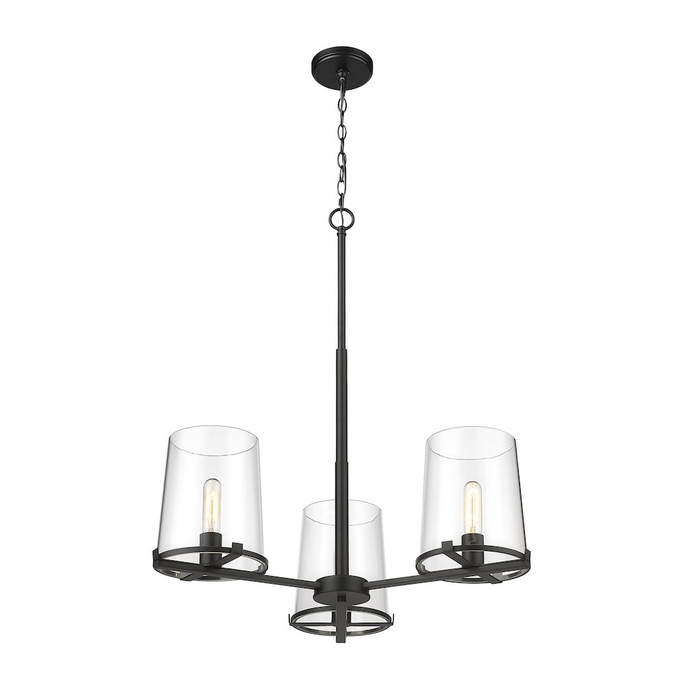 Z-Lite 3 Light Chandelier. Picture 3