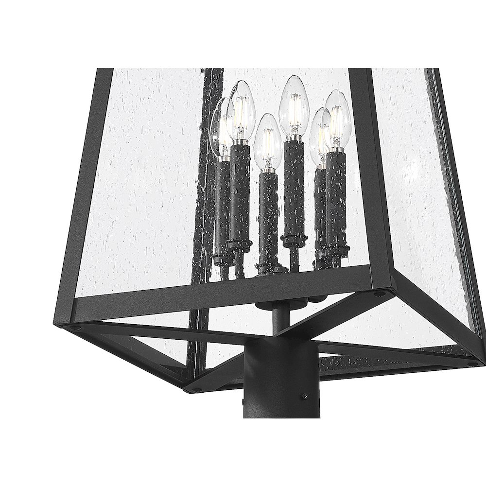 Z-Lite 6 Light Outdoor Post Mounted Fixture. Picture 4
