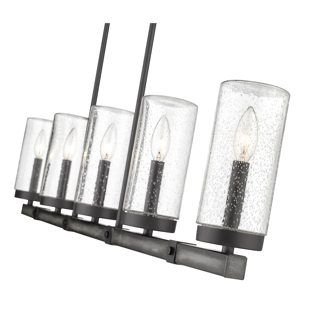 Z-Lite 5 Light Outdoor Linear Chandelier. Picture 4