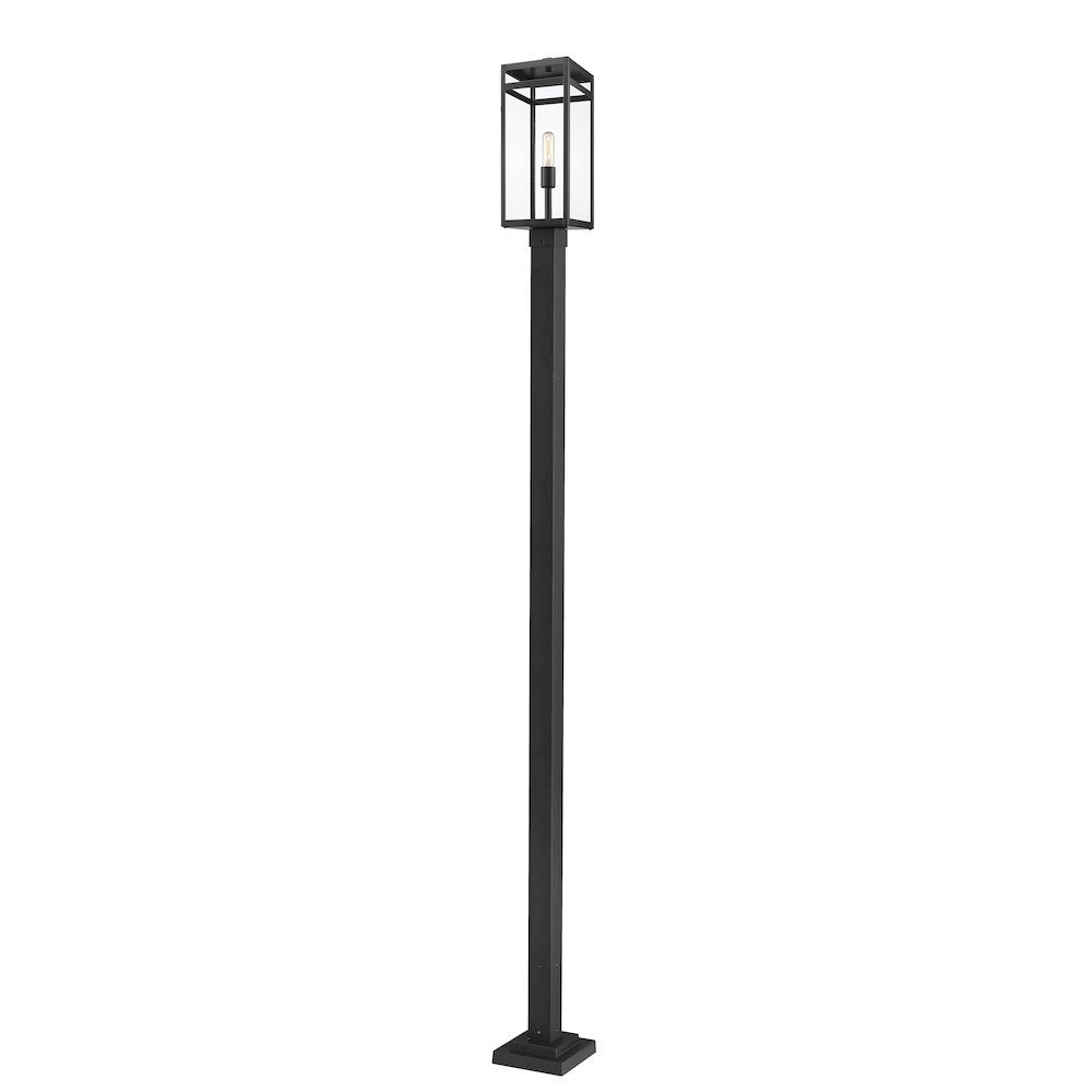 Z-Lite 1 Light Outdoor Post Mounted Fixture. Picture 3