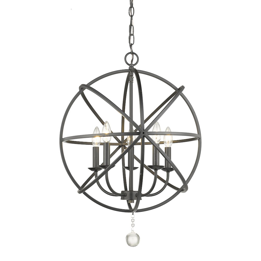 Z-Lite 5 Light Chandelier. Picture 1