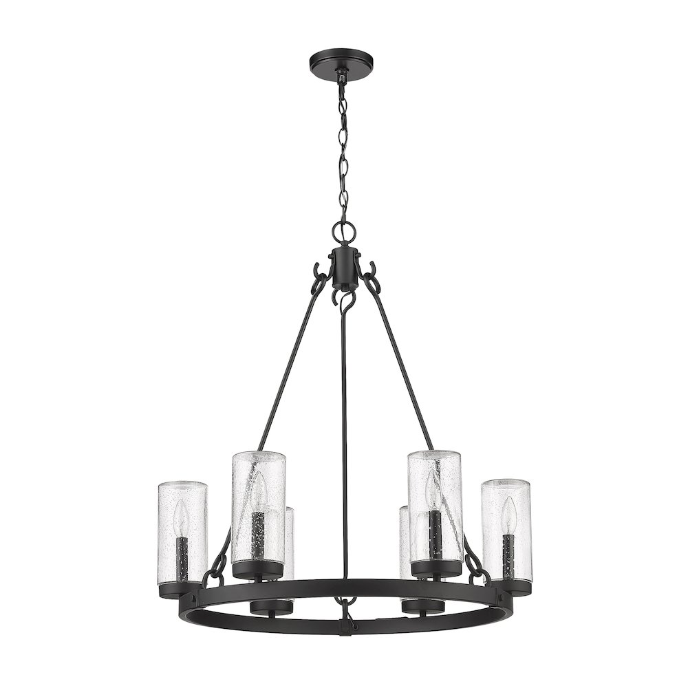 Z-Lite 6 Light Outdoor Chandelier. Picture 5