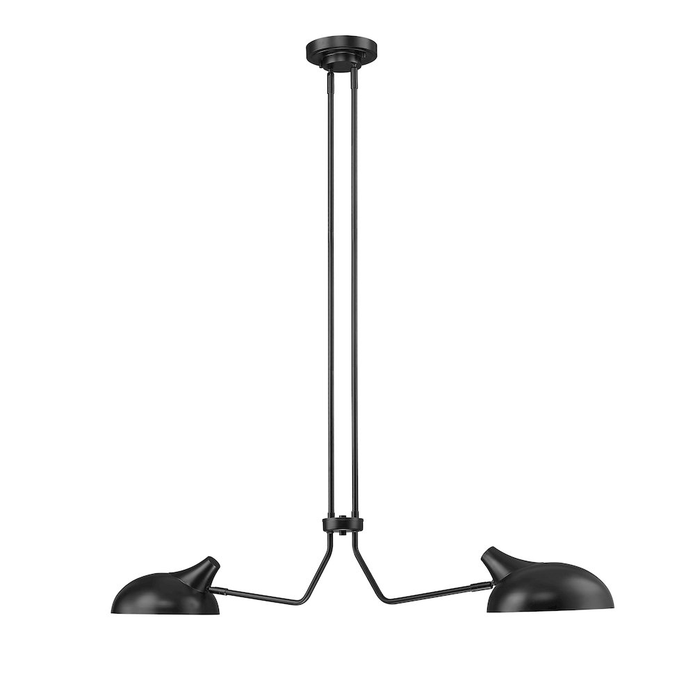 Z-Lite 2 Light Linear Chandelier. Picture 3