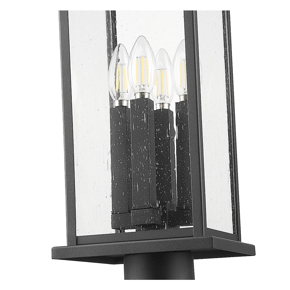 Z-Lite 4 Light Outdoor Post Mounted Fixture. Picture 4