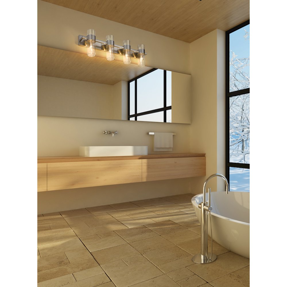 Z-Lite 4 Light Vanity. Picture 6