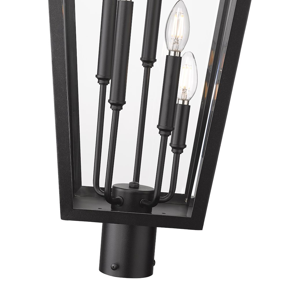 Z-Lite 5 Light Outdoor Post Mount Fixture. Picture 4