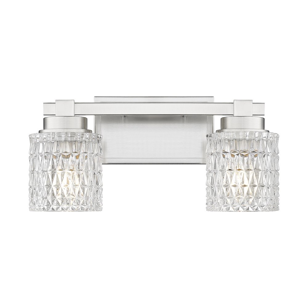 Z-Lite 2 Light Vanity, Brushed Nickel. Picture 2