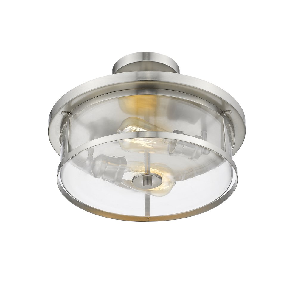 Z-Lite 2 Light Semi Flush Mount. Picture 3