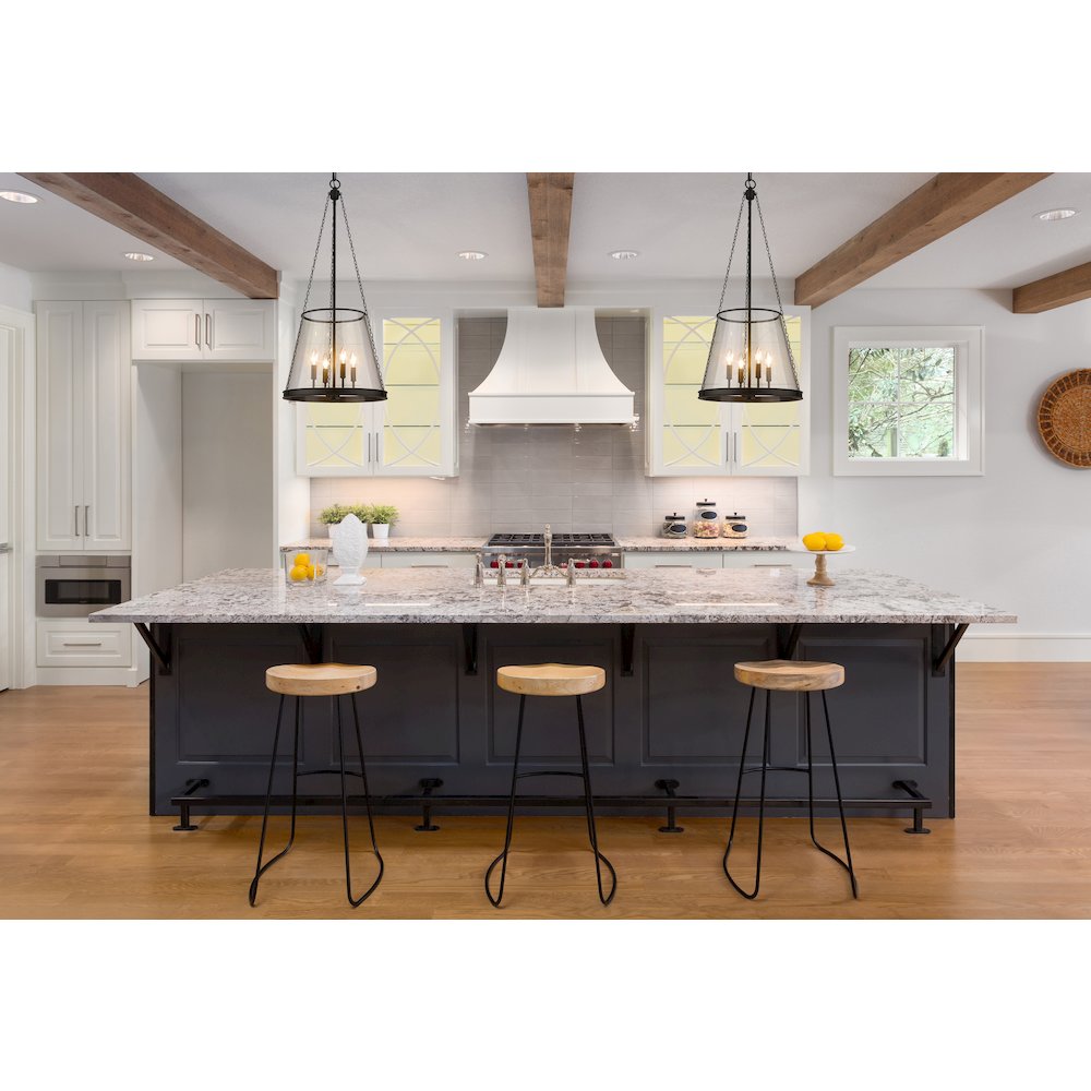 Z-Lite 4 Light Pendant. Picture 7