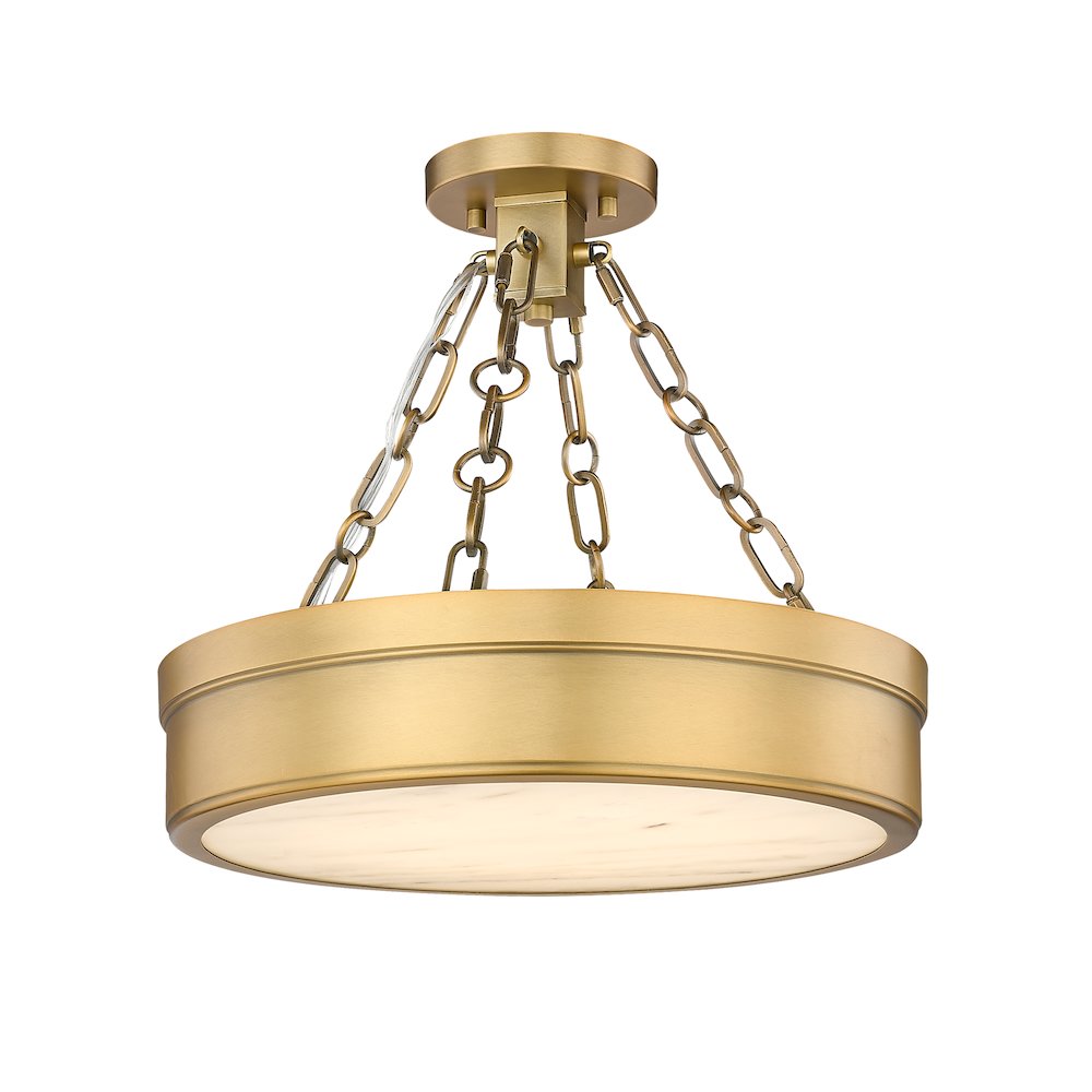 Z-Lite 1 Light Semi Flush Mount. Picture 1
