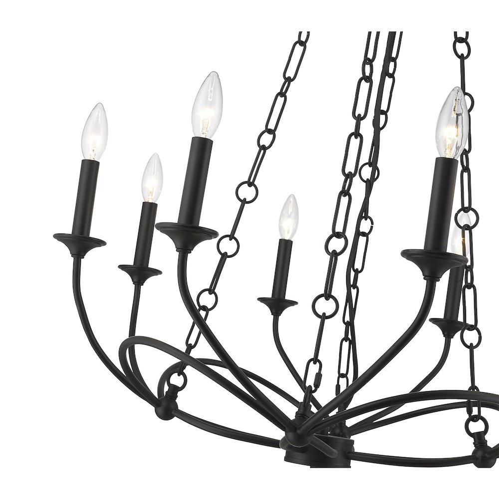 Z-Lite 8 Light Chandelier. Picture 4