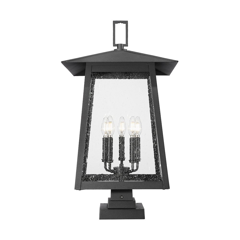 Z-Lite 5 Light Outdoor Pier Mounted Fixture. Picture 3