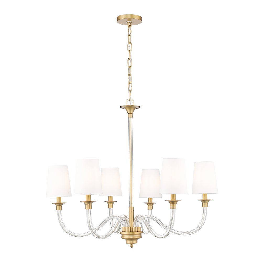 Z-Lite 6 Light Chandelier. Picture 1