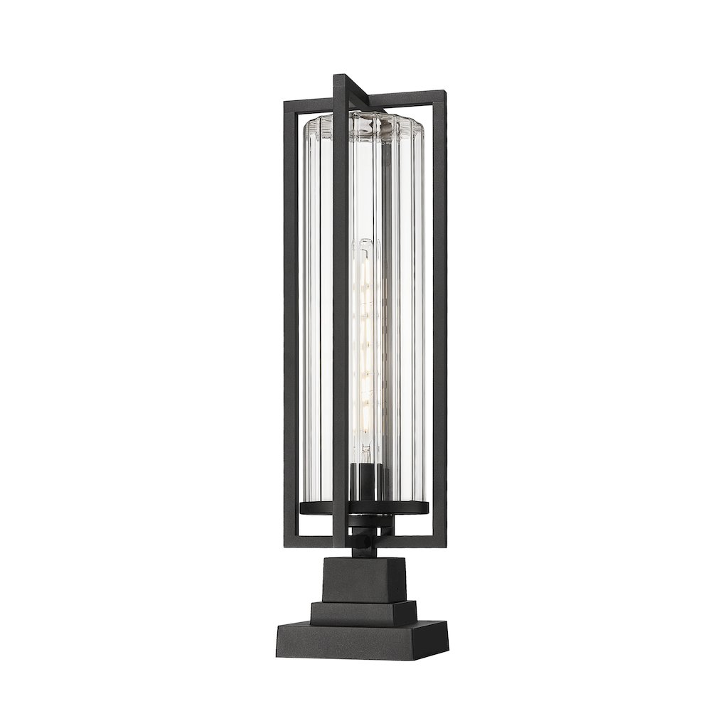 Z-Lite 1 Light Outdoor Pier Mounted Fixture. Picture 2