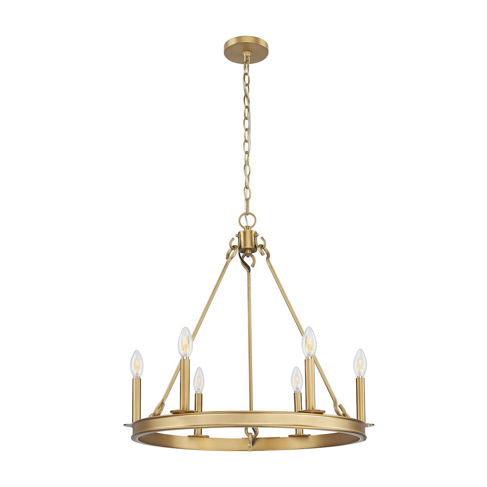 Z-Lite 6 Light Chandelier. Picture 5