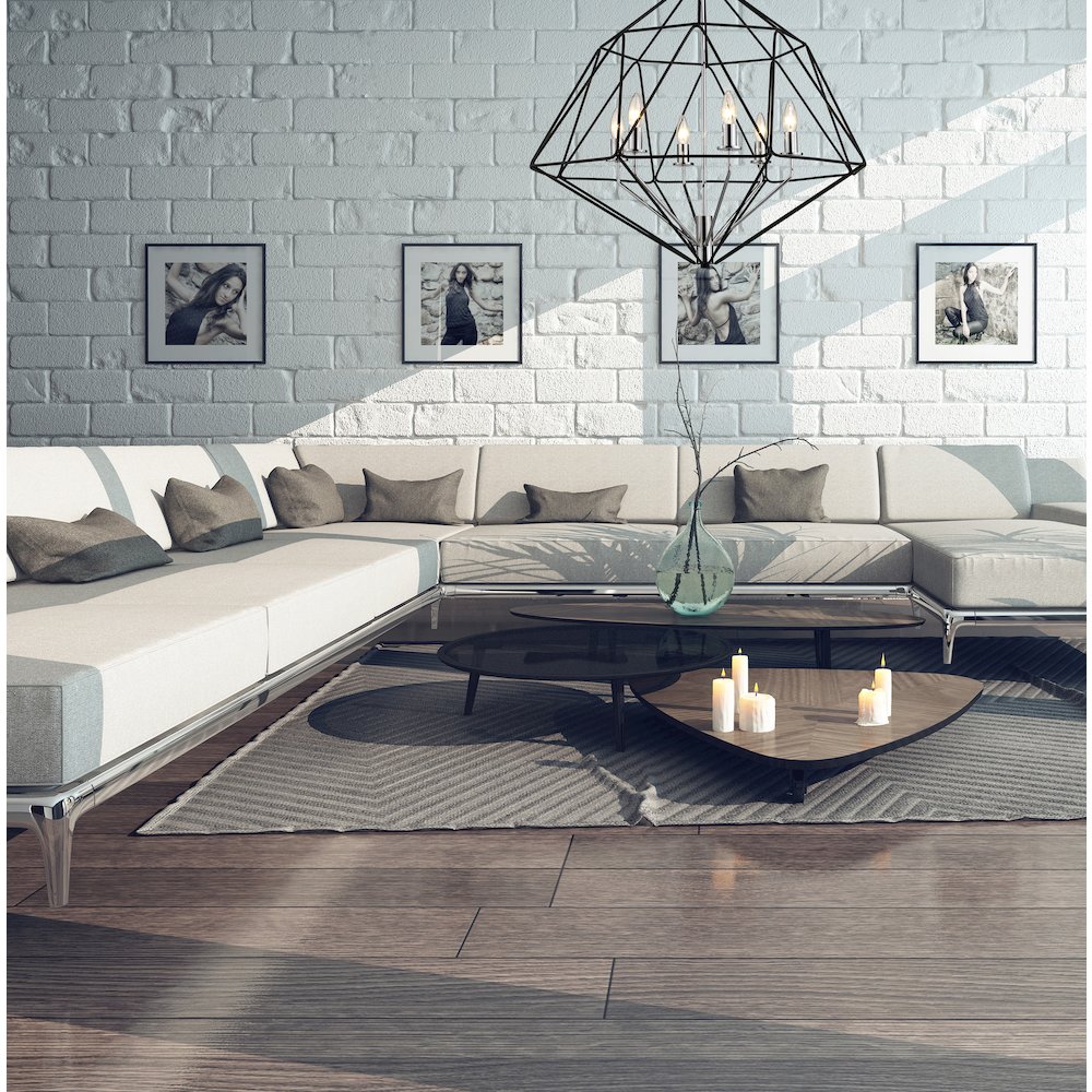 Z-Lite 6 Light Chandelier. Picture 7