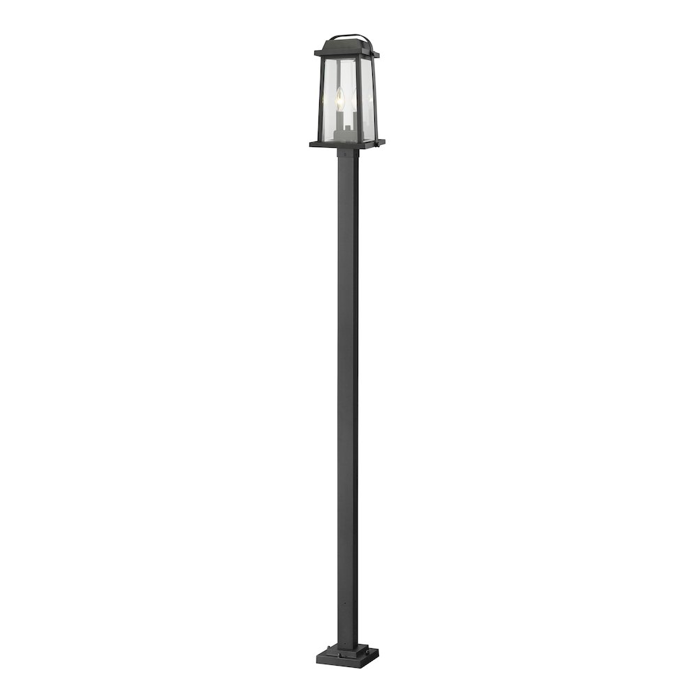 Z-Lite 2 Light Outdoor Post Mounted Fixture. Picture 1