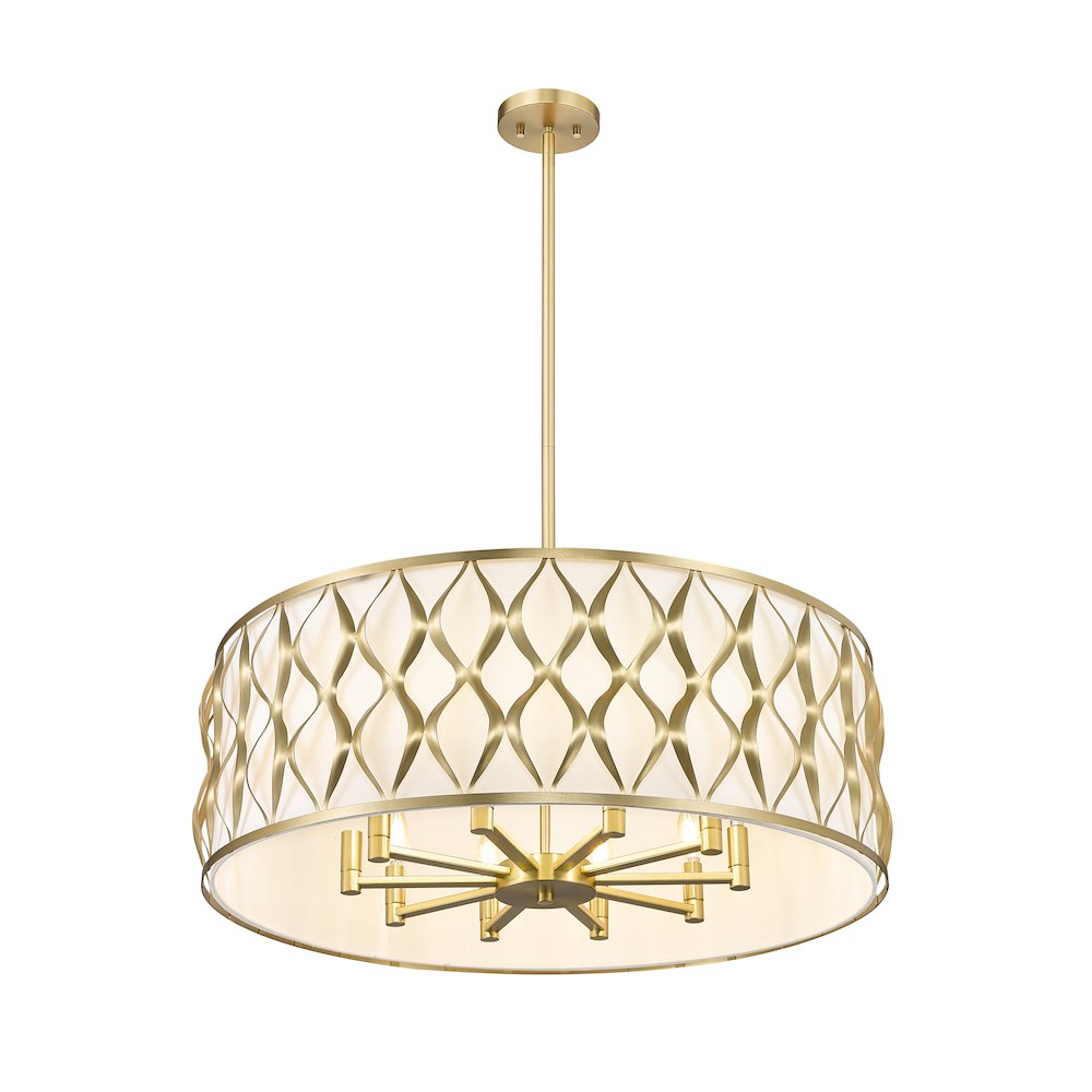 Z-Lite 10 Light Pendant. Picture 3