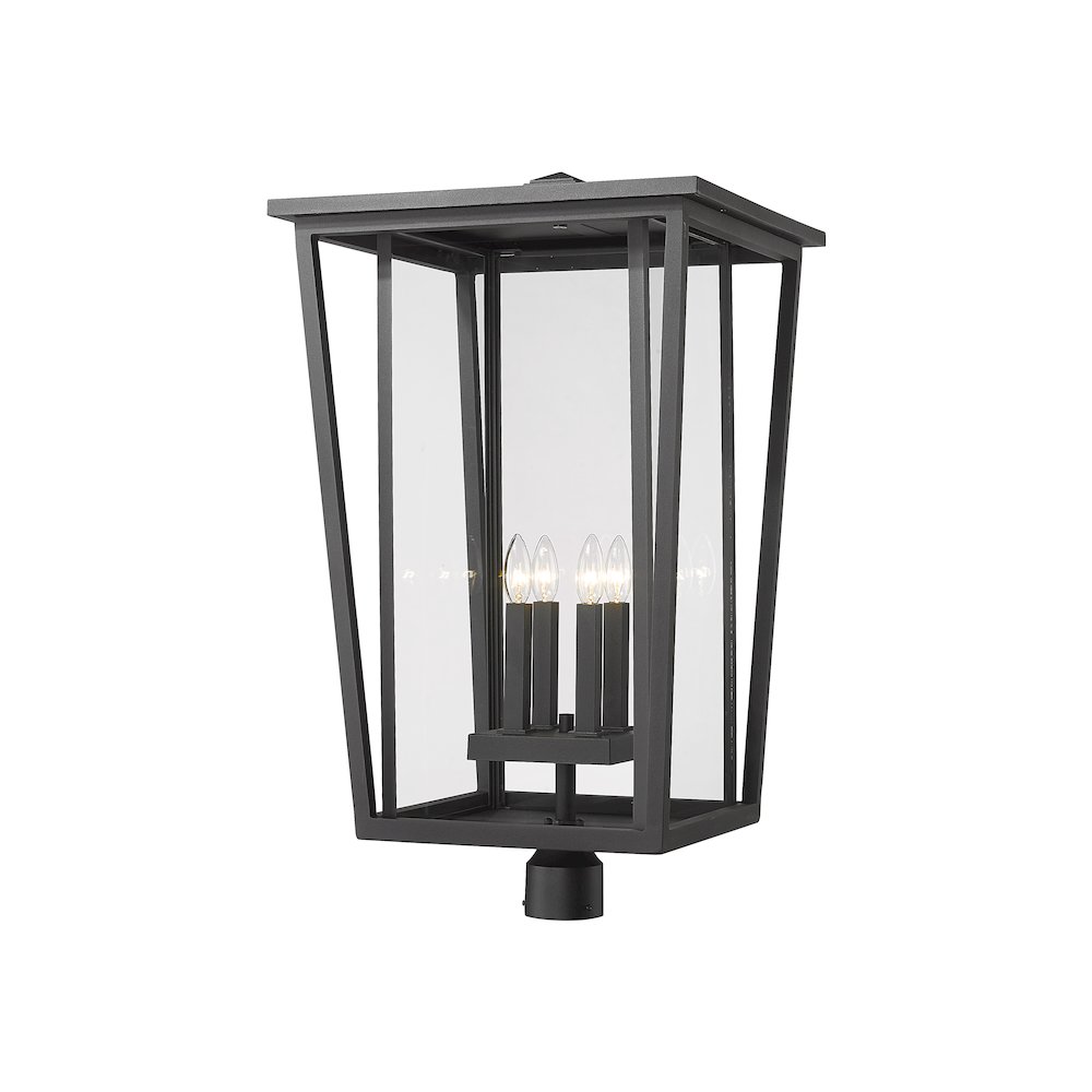 Z-Lite 4 Light Outdoor Post Mount Fixture. Picture 1