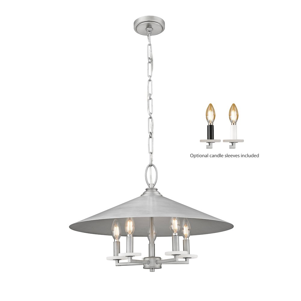 Z-Lite 5 Light Pendant. Picture 1