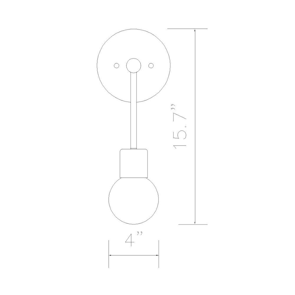Z-Lite 1 Light Wall Sconce. Picture 8