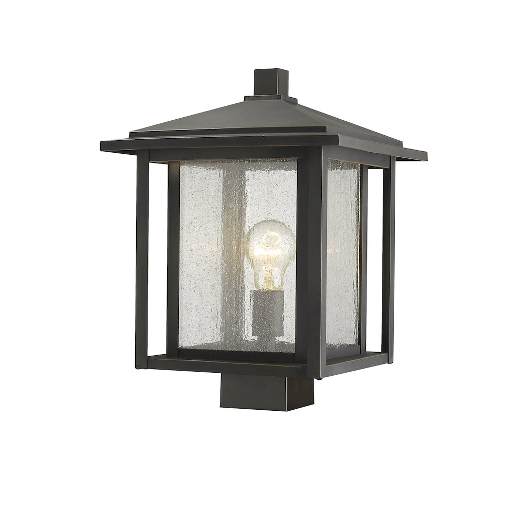 Z-Lite 1 Light Outdoor Post Mount Fixture. Picture 1