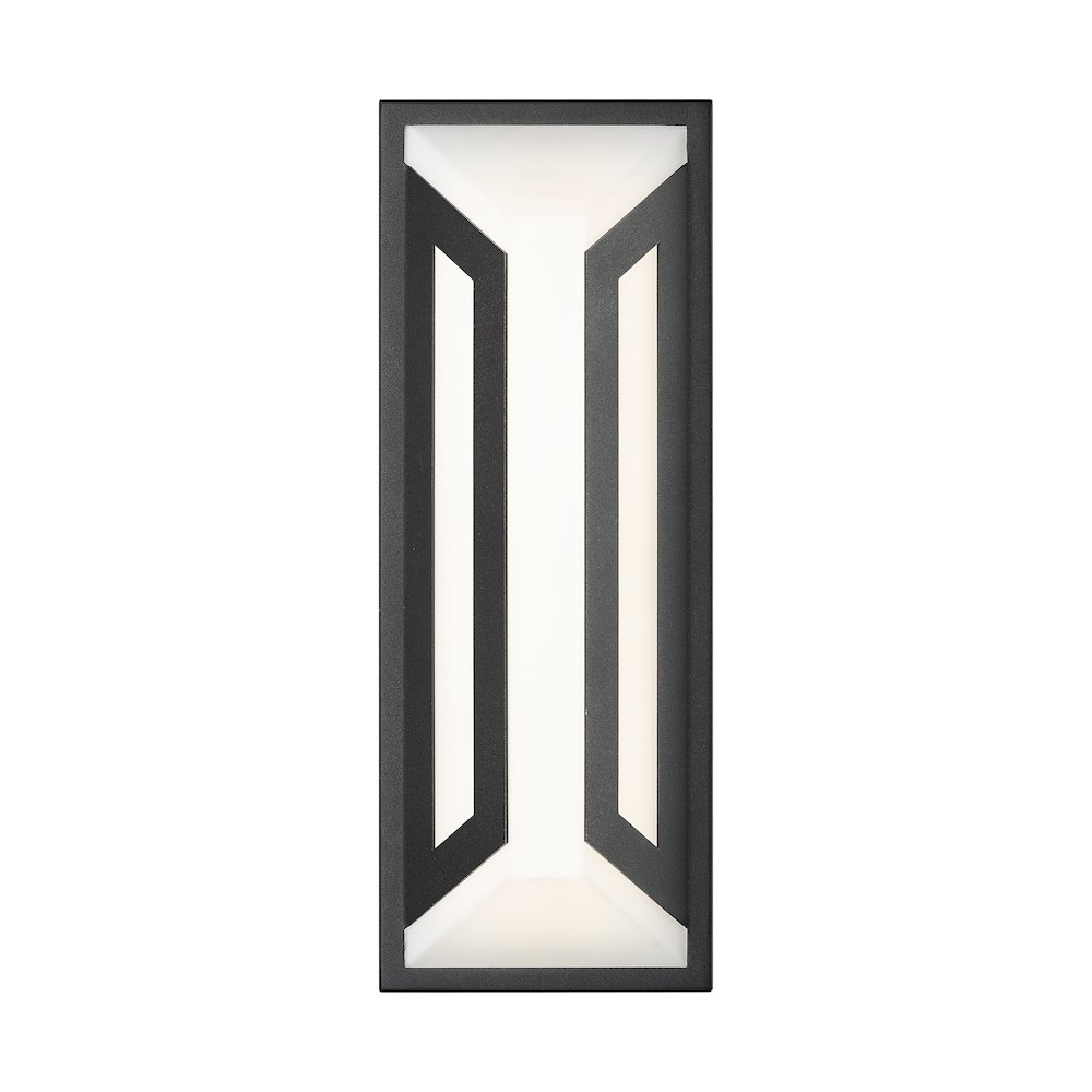 Z-Lite 2 Light Outdoor Wall Light, Sand Black. Picture 2
