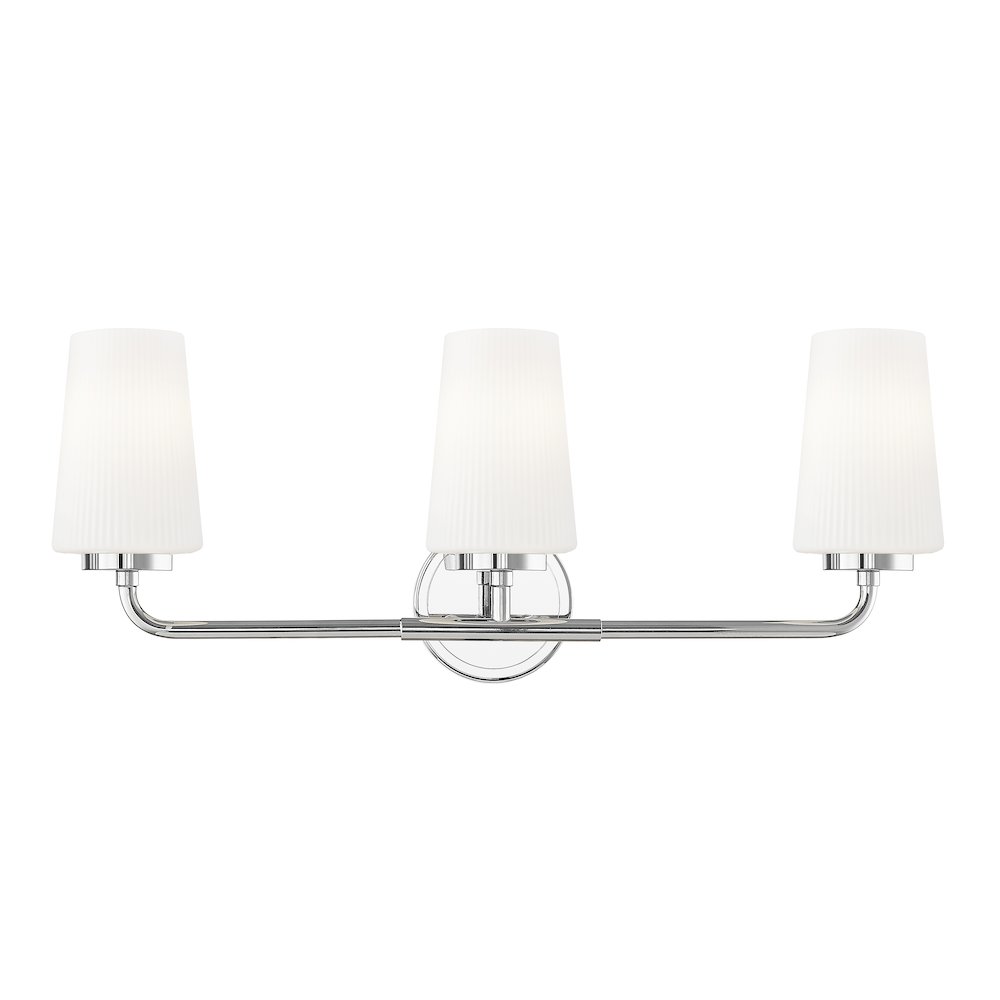 Z-Lite Montford 3 Light Vanity in Chrome color, Steel frame. Picture 2