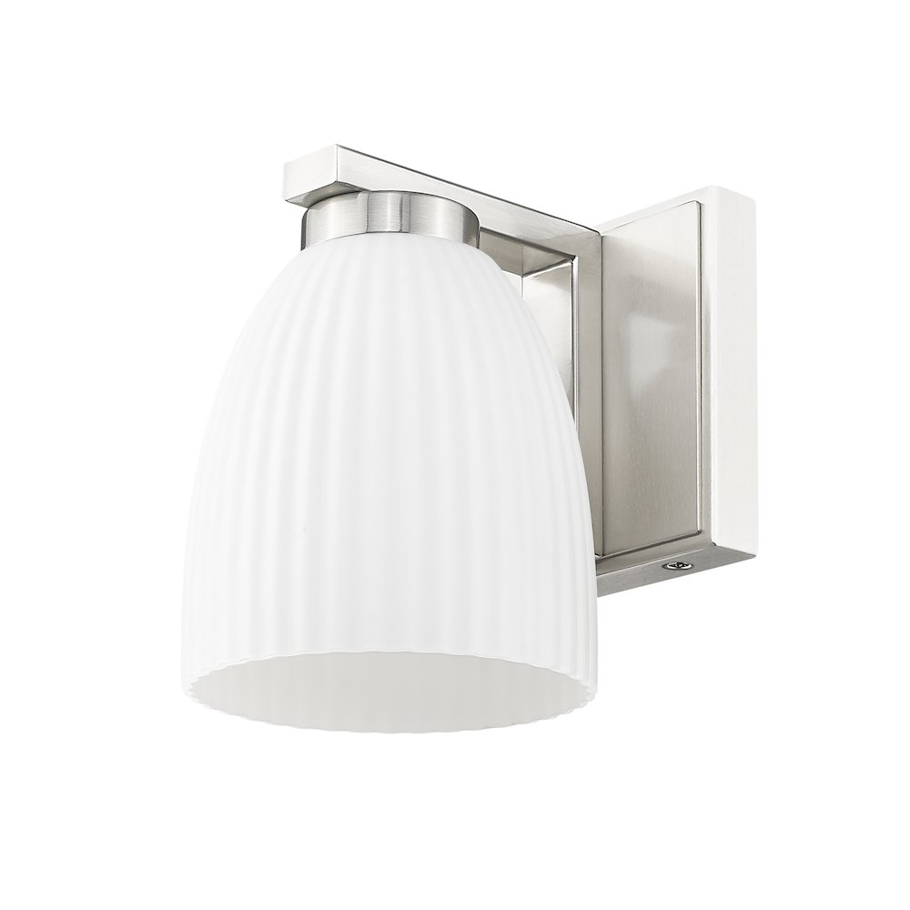Z-Lite Naya 1 Light Wall Sconce in Brushed Nickel color, Steel frame. Picture 5