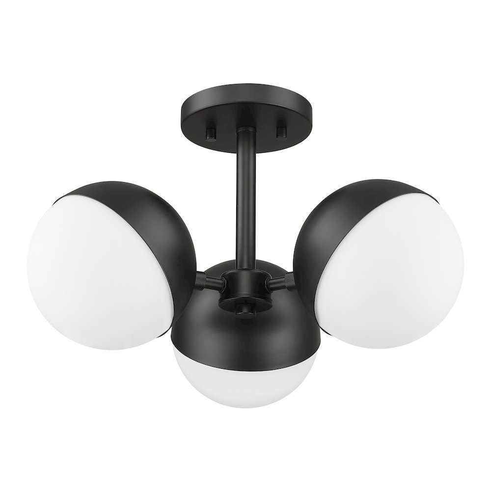 Z-Lite 3 Light Semi Flush Mount. Picture 5