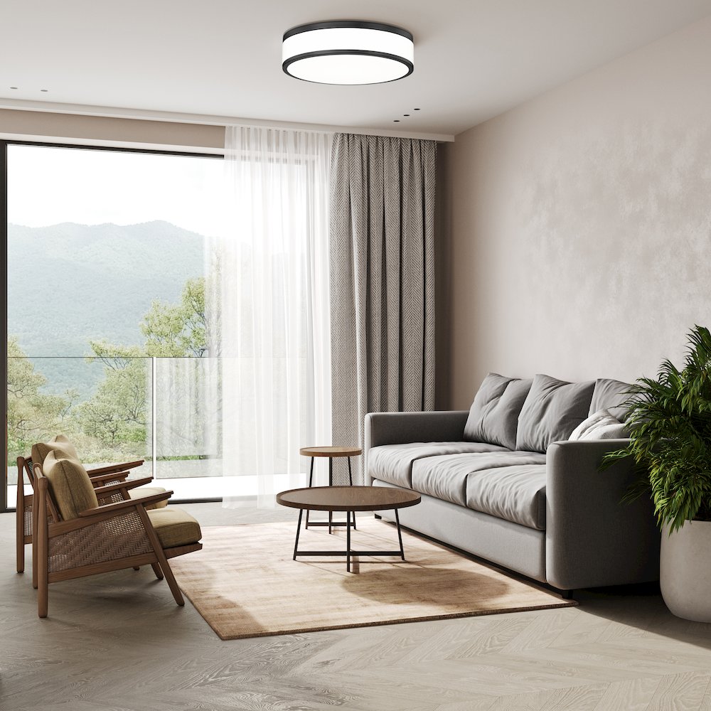 Z-Lite 1 Light Flush Mount. Picture 7