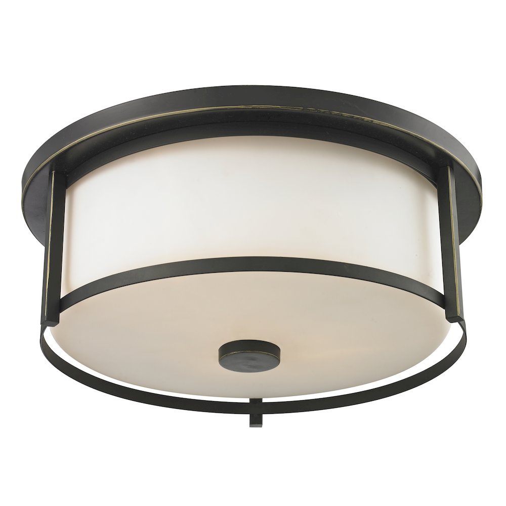 Z-Lite 3 Light Flush Mount. Picture 1