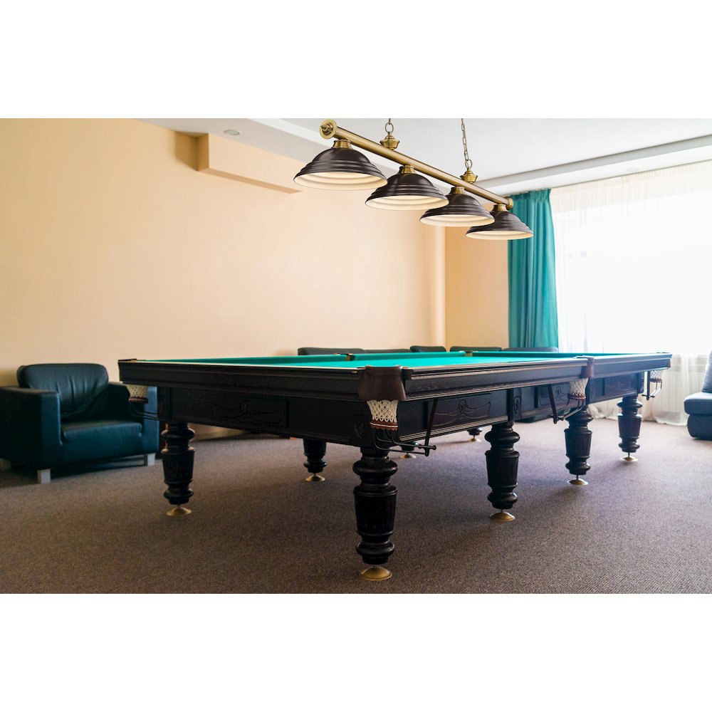 Z-Lite Cordon 4 Light Billiard, Steel Frame, Bronze Shade Color. Picture 7