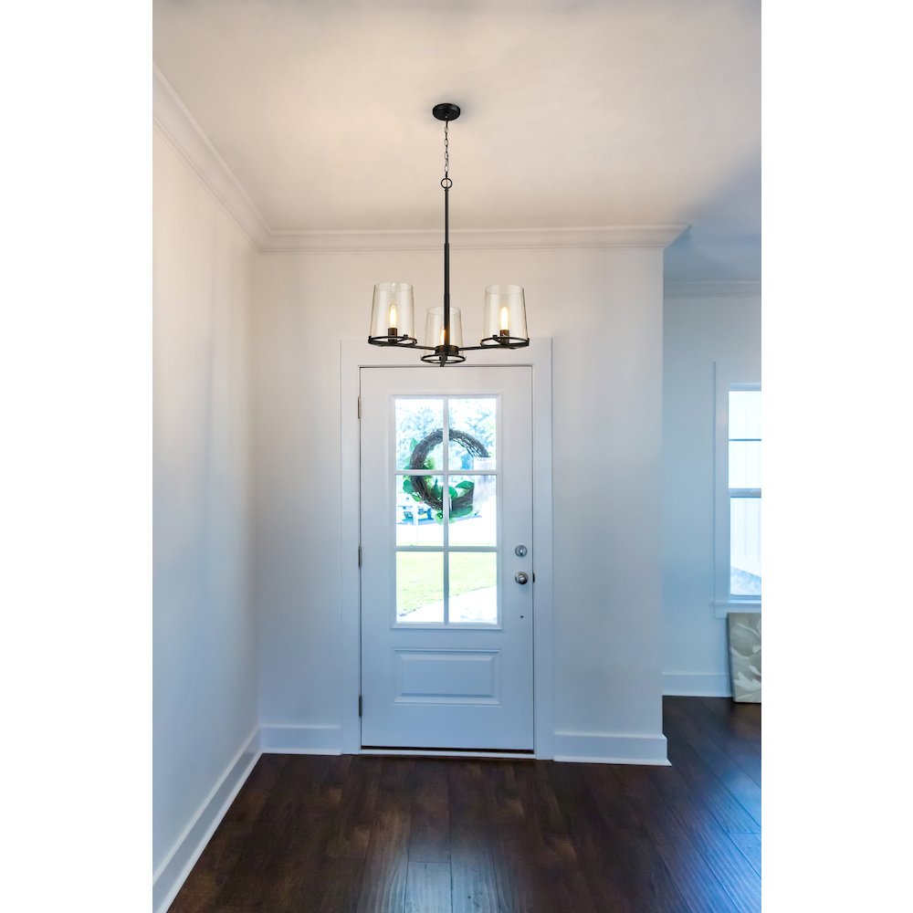 Z-Lite 3 Light Chandelier. Picture 7