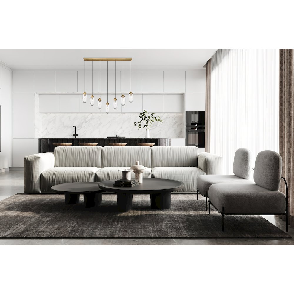 Z-Lite 7 Light Linear Chandelier. Picture 7